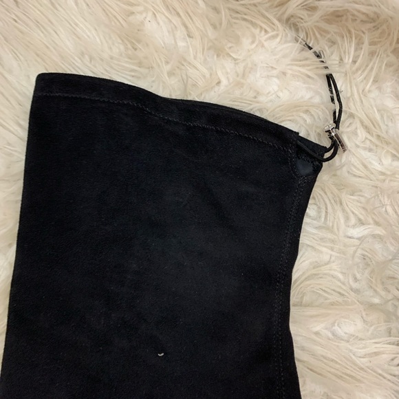 Sam Edelman black suede over knee Kent boots - Picture 4 of 9